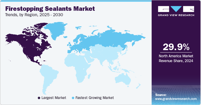 Firestopping Sealants Market Trends, by Region, 2025 - 2030