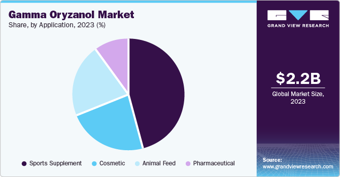 Gamma Oryzanol Market Share by Application, 2023 (%)