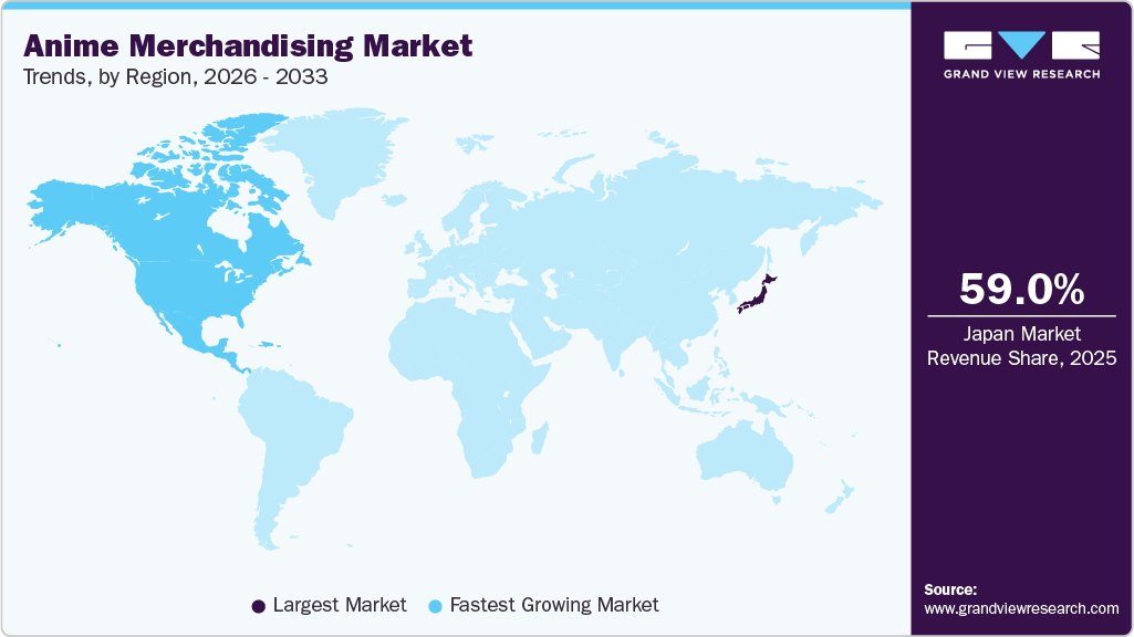 Anime Merchandising Market Trends, by Region, 2026 - 2033